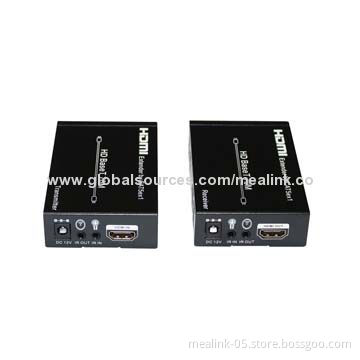 100M HD BaseT HDMI Extenders, Over Cat5e/Cat6, Measures 65 x 100 x 25mm